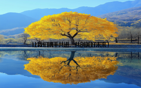 让我们携手共进, 共创美好未来!