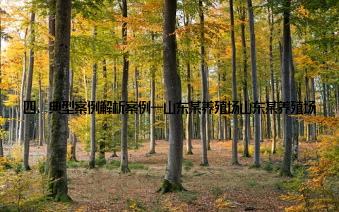 四、典型案例解析案例一山东某养殖场山东某养殖场引进先进技术, 提高养殖效率, 实现了从传统养殖向现代化养殖的转变
