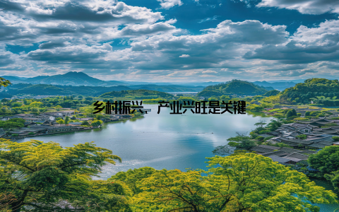 乡村振兴, 产业兴旺是关键