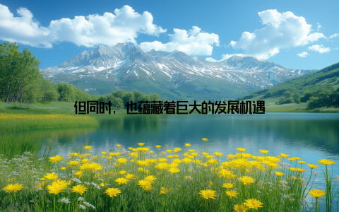 但同时, 也蕴藏着巨大的发展机遇