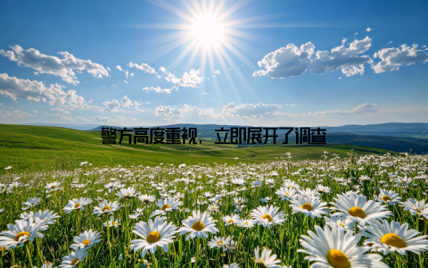 警方高度重视, 立即展开了调查