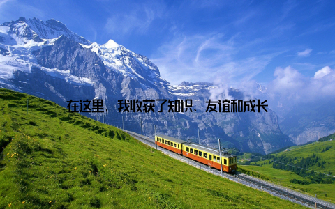 在这里, 我收获了知识、友谊和成长