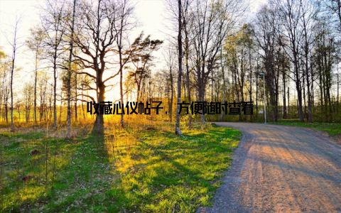 收藏心仪帖子, 方便随时查看