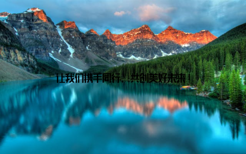 让我们携手同行, 共创美好未来!
