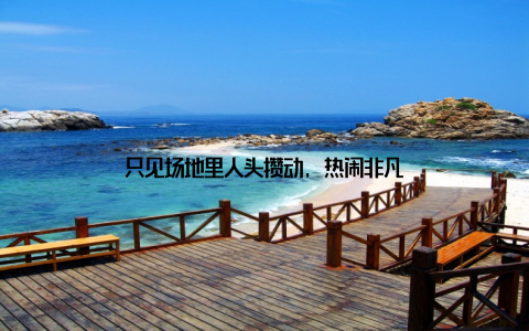 只见场地里人头攒动, 热闹非凡