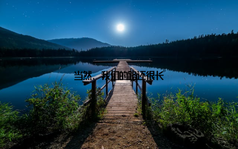 当然, 我们的路还很长