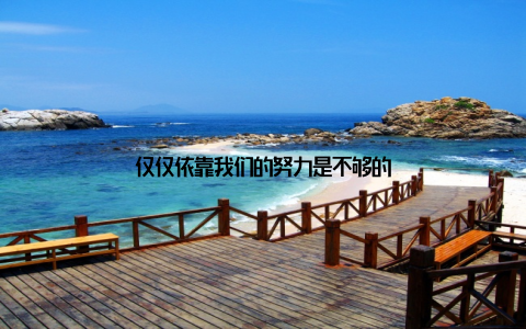 仅仅依靠我们的努力是不够的