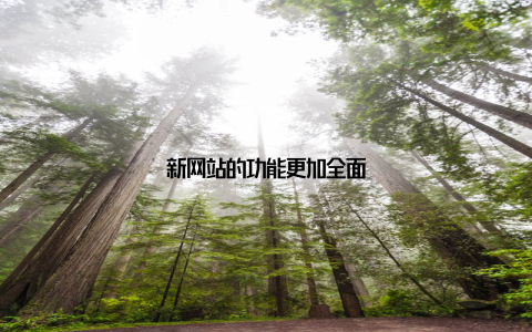 新网站的功能更加全面