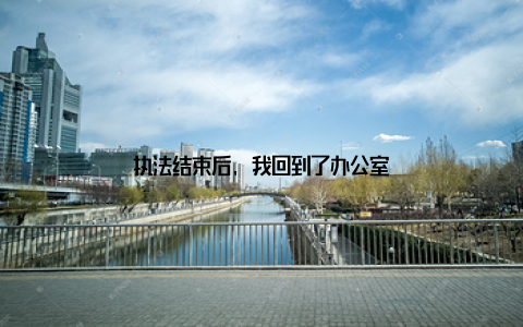 执法结束后, 我回到了办公室